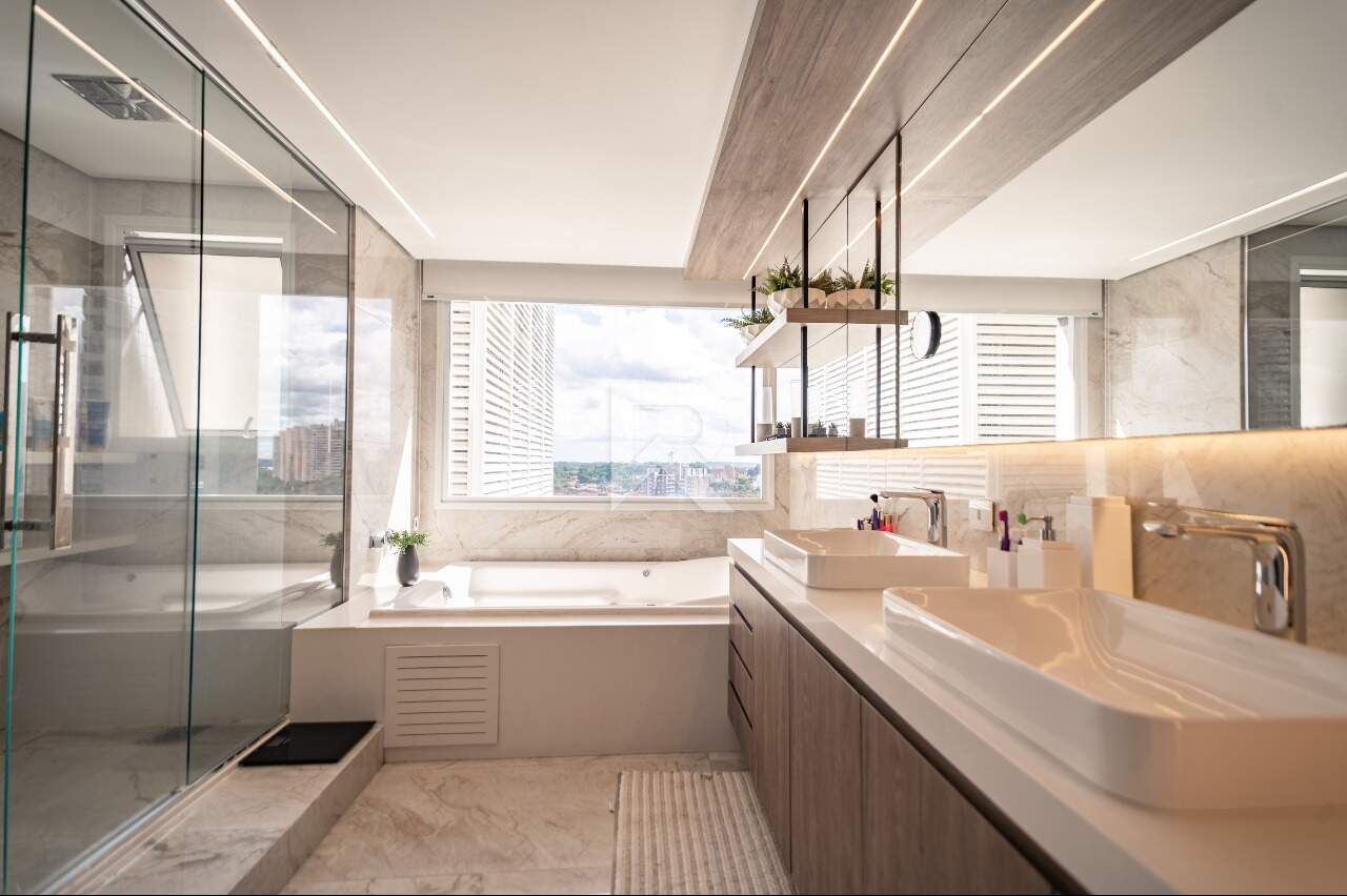 Apartamento com Vista Livre, 4 suítes 5 Vagas para locação, 373 m² - Ecoville - Curitiba/PR miniatura 39
