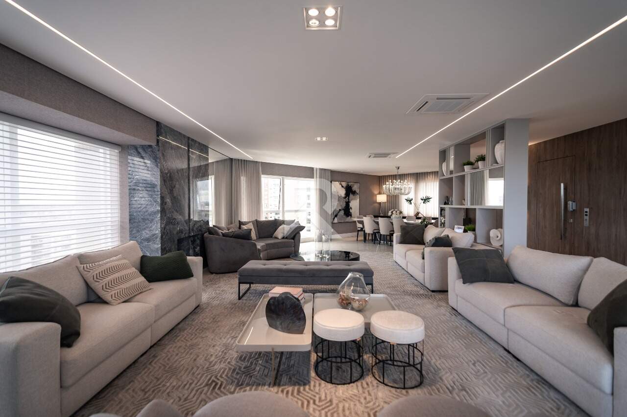 Apartamento com Vista Livre, 4 suítes 5 Vagas para locação, 373 m² - Ecoville - Curitiba/PR miniatura 3