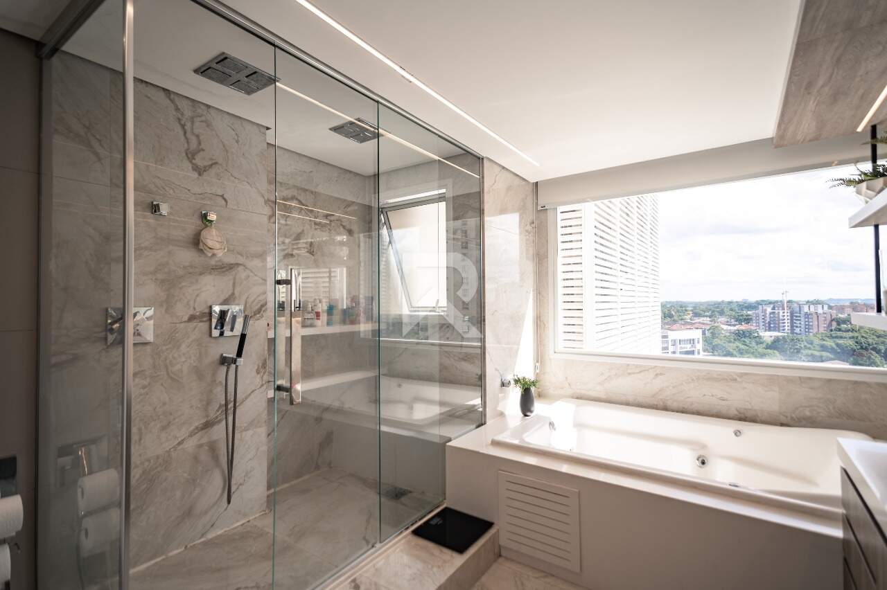 Apartamento com Vista Livre, 4 suítes 5 Vagas para locação, 373 m² - Ecoville - Curitiba/PR miniatura 40