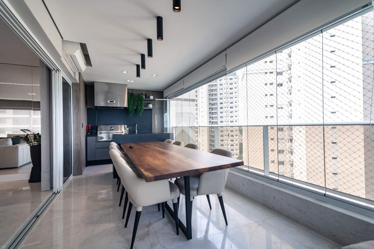 Apartamento com Vista Livre, 4 suítes 5 Vagas para locação, 373 m² - Ecoville - Curitiba/PR miniatura 9