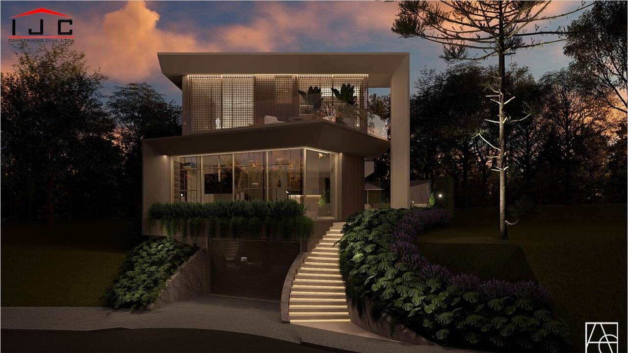 Casa de Condomínio com Arquitetura Exclusiva, 4 suítes e 5 Vagas à venda, 492 m² - Santa Felicidade - Curitiba/PR miniatura 23
