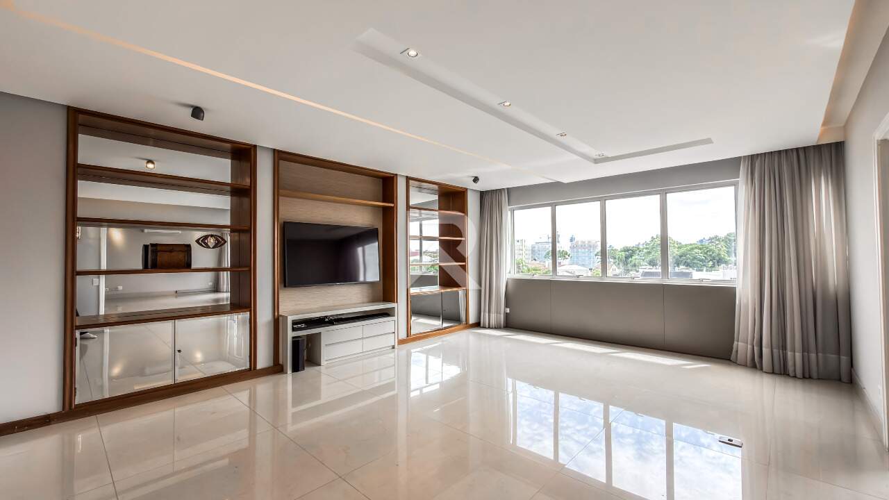 Apartamento Semi Mobiliado com Vista Livre, 2 Suítes 2 Vagas para Locação, 256 m² – Batel – Curitiba/PR miniatura 7