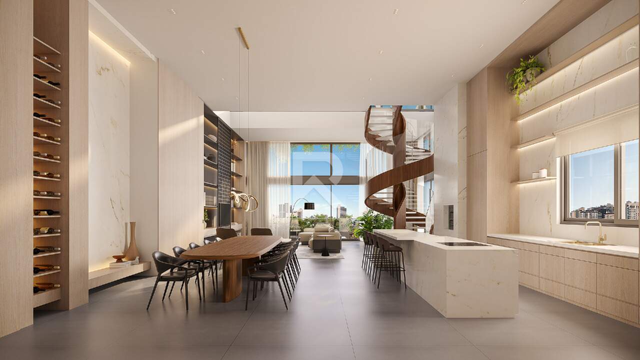 Cobertura com Piscina e Vista para o Pátio Batel, 3 Suítes 5 Vagas à venda, 471 m² – Batel, Curitiba miniatura 2
