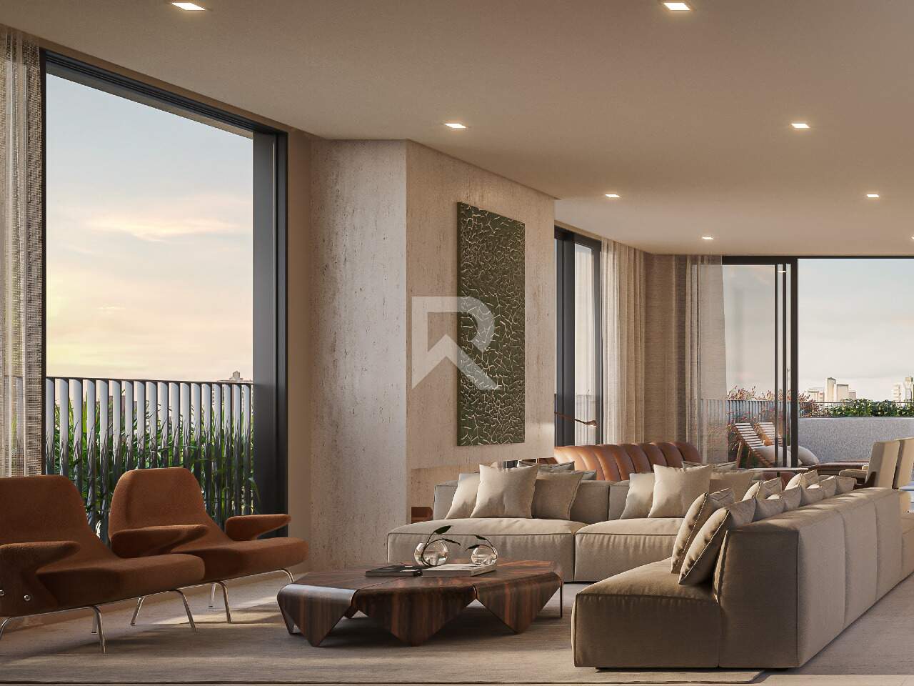Cobertura Duplex no Trevi com 4 Suítes 5 Vagas à venda, 424 m² – Batel – Curitiba/PR miniatura 3