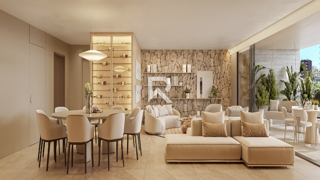 Apartamento Garden em Cond. de Alto Padrão com 5 Suítes 5 Vagas, Piscina e Jardim à venda, 849 m² – Batel, Curitiba miniatura 4