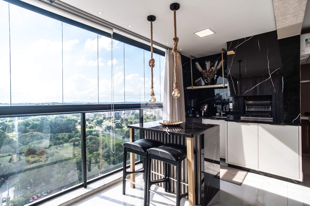 Cobertura Duplex com Terraço e Vista Livre, 3 quartos 3 vagas para locação, 200 m² - Cabral - Curitiba/PR miniatura 3