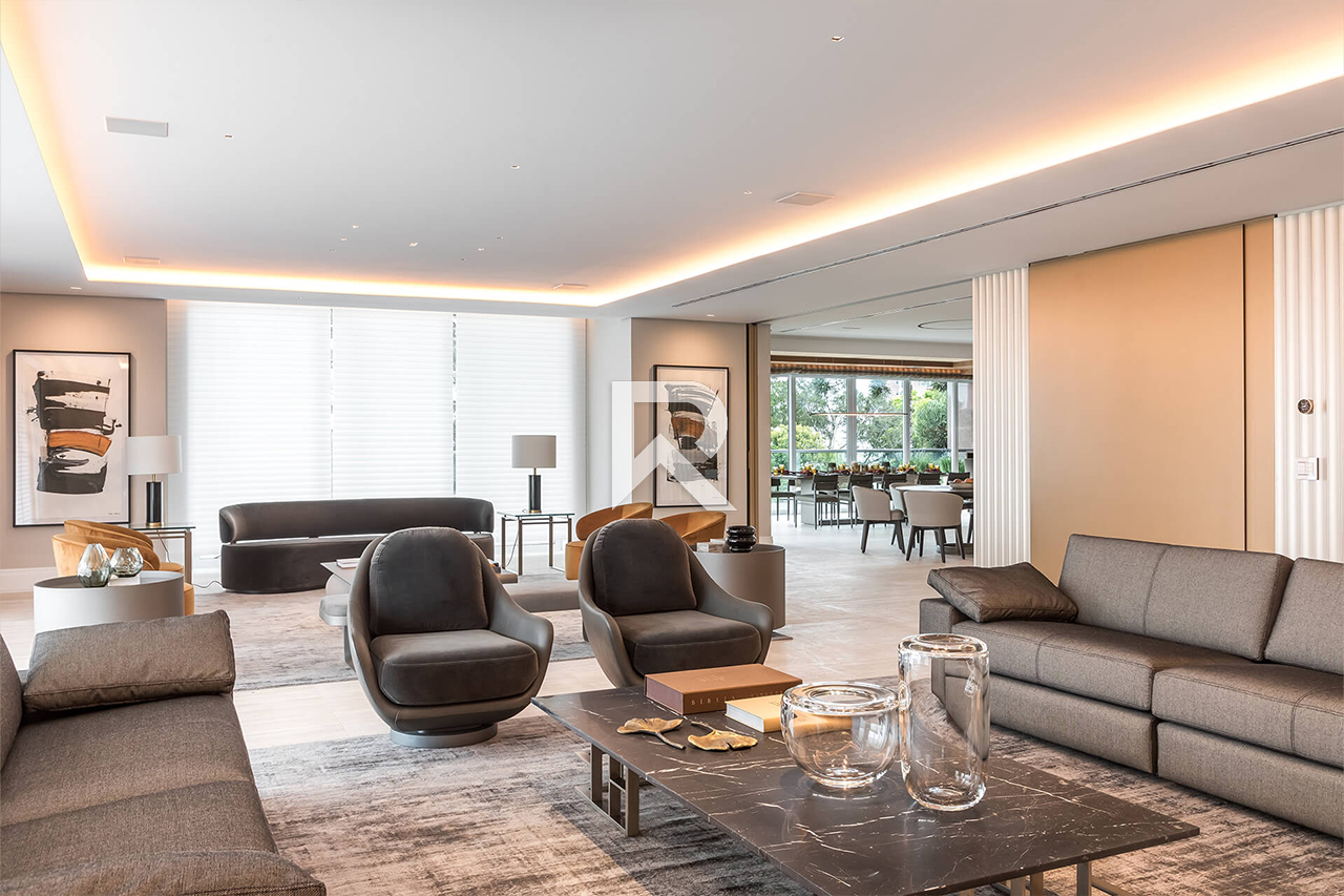 Mansão Suspensa com Heliponto e Piscina Particular com 874m² no Palazzo Lumini, em Curitiba miniatura 8