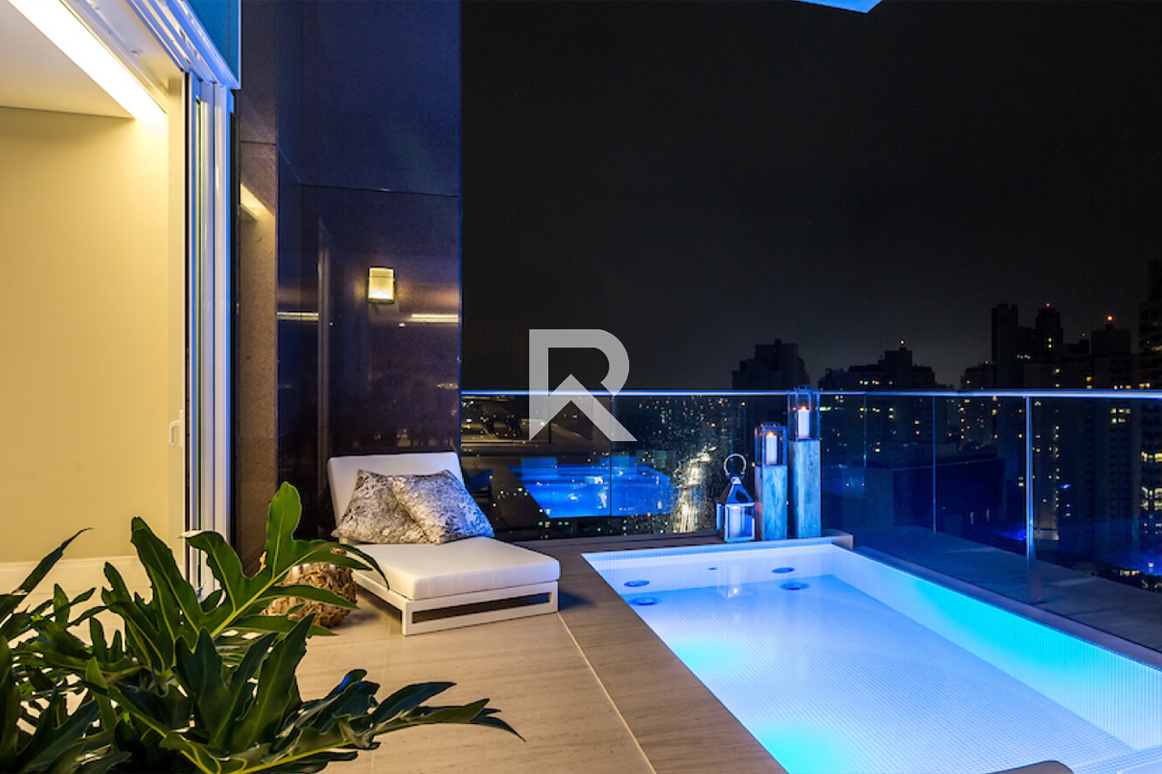 Mansão Suspensa com Heliponto e Piscina Particular com 874m² no Palazzo Lumini, em Curitiba miniatura 12