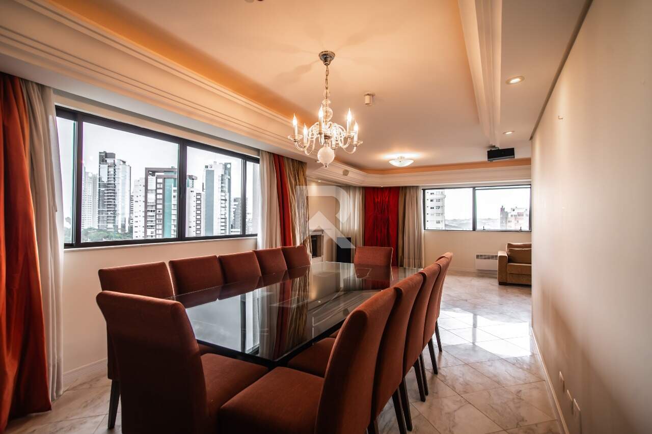 Apartamento com Elevador Privativo, Vista Livre, 4 quartos e 4 vagas para locação, 200 m² - Mossunguê - Curitiba/PR miniatura 4