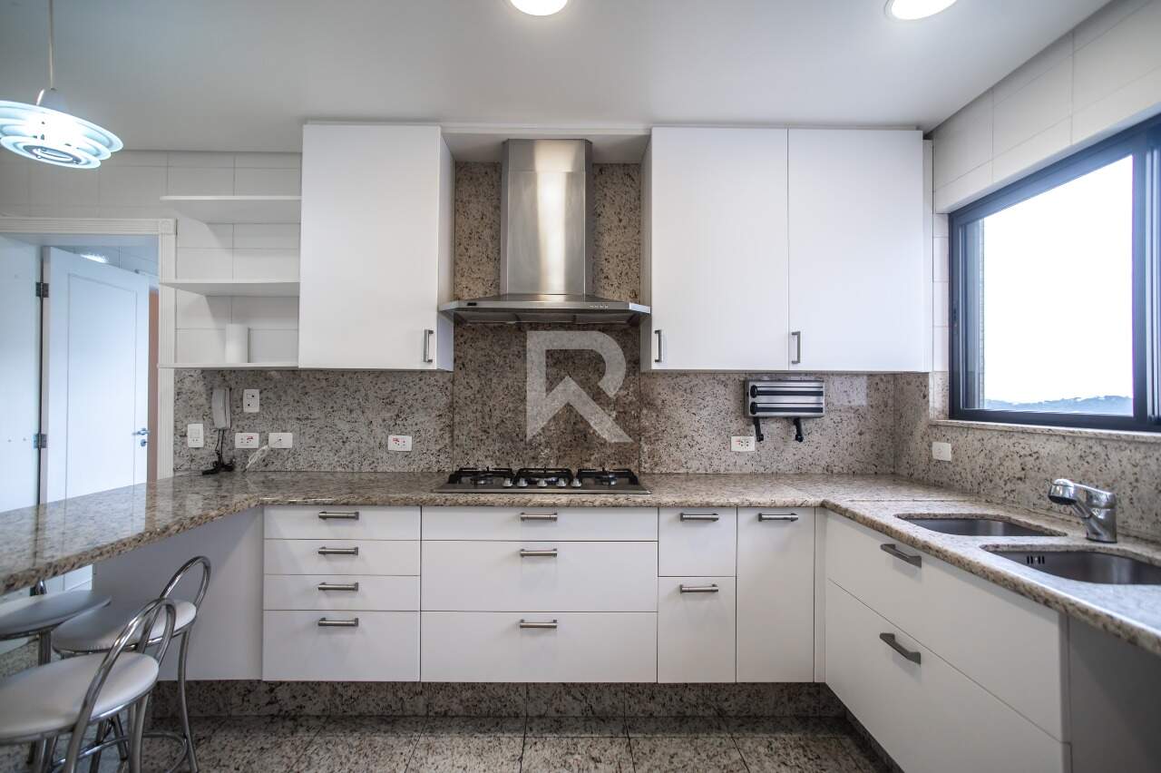 Apartamento com Elevador Privativo, Vista Livre, 4 quartos e 4 vagas para locação, 200 m² - Mossunguê - Curitiba/PR miniatura 14