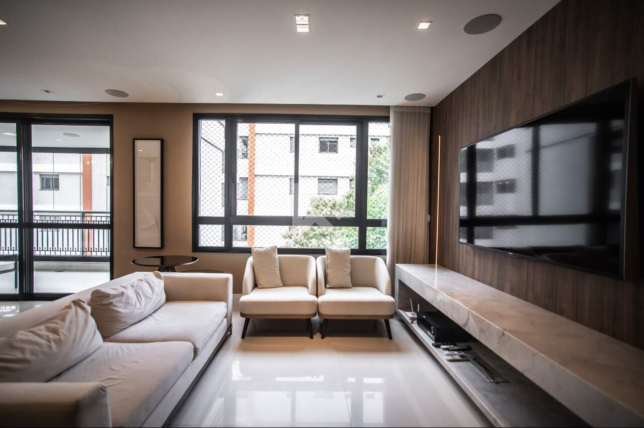 Apartamento Mobiliado com Varanda Gourmet, 3 suítes para locação, 170 m² - Alto da Glória - Curitiba/PR miniatura 4