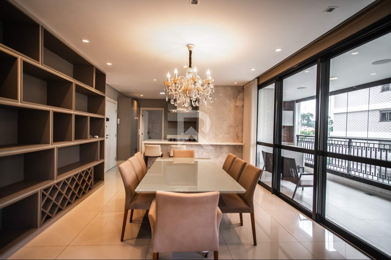 Apartamento Mobiliado com Varanda Gourmet, 3 suítes para locação, 170 m² - Alto da Glória - Curitiba/PR miniatura 2