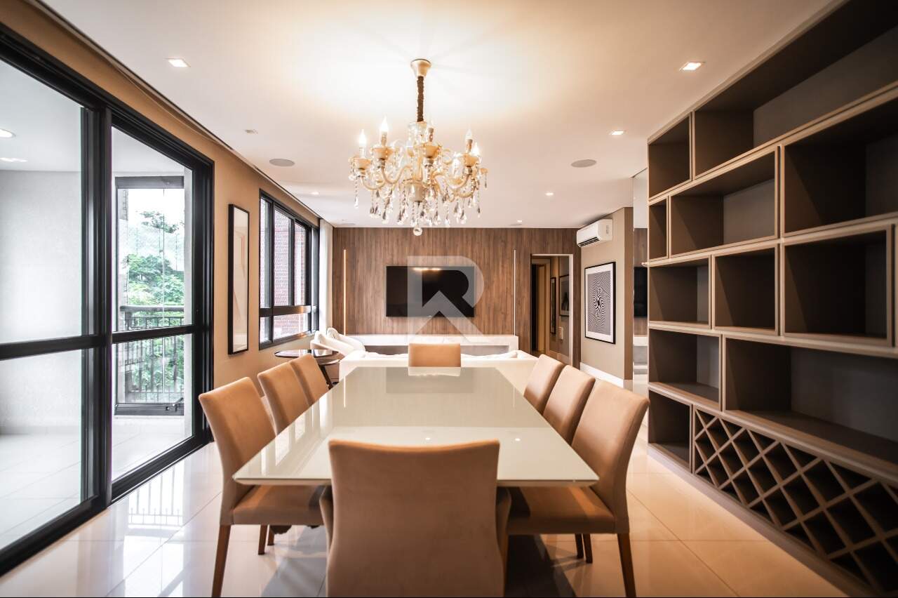 Apartamento Mobiliado com Varanda Gourmet, 3 suítes para locação, 170 m² - Alto da Glória - Curitiba/PR miniatura 3