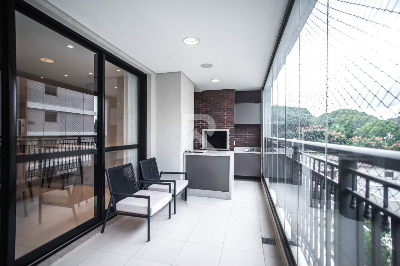 Apartamento Mobiliado com Varanda Gourmet, 3 suítes para locação, 170 m² - Alto da Glória - Curitiba/PR miniatura 7
