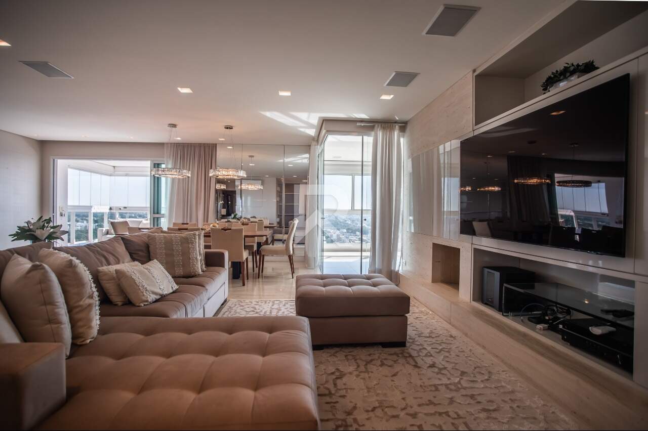 Apartamento Mobiliado em Cond Clube com Vista Livre, Andar Alto, Face Norte e 3 suítes, 3 vagas à venda, 266 m² - Ecoville - Curitiba/PR miniatura 3