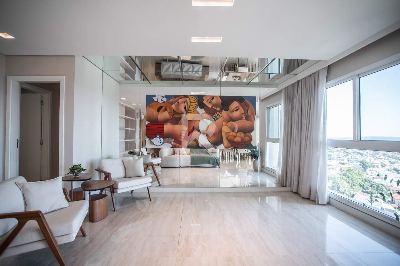 Apartamento Mobiliado em Cond Clube com Vista Livre, Andar Alto, Face Norte e 3 suítes, 3 vagas à venda, 266 m² - Ecoville - Curitiba/PR miniatura 8