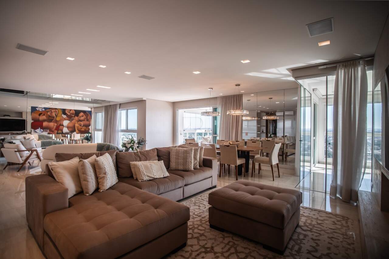 Apartamento Mobiliado em Cond Clube com Vista Livre, Andar Alto, Face Norte e 3 suítes, 3 vagas à venda, 266 m² - Ecoville - Curitiba/PR miniatura 2