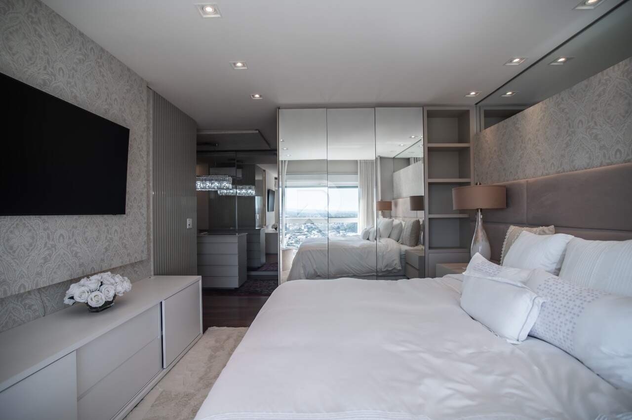 Apartamento Mobiliado em Cond Clube com Vista Livre, Andar Alto, Face Norte e 3 suítes, 3 vagas à venda, 266 m² - Ecoville - Curitiba/PR miniatura 34