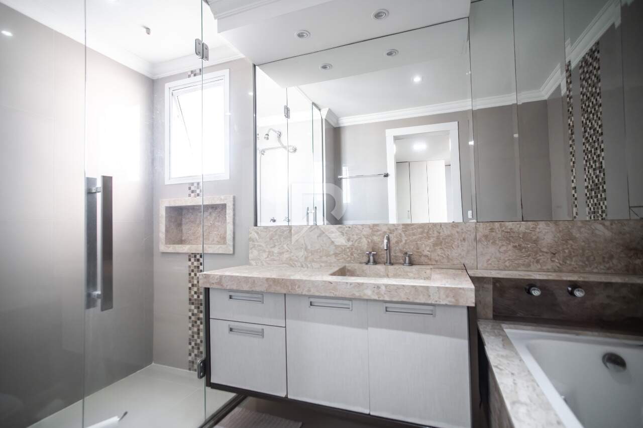 Apartamento Mobiliado com Vista Livre, 3 suítes 2 vagas para locação, 166 m² - Ecoville - Curitiba/PR miniatura 20