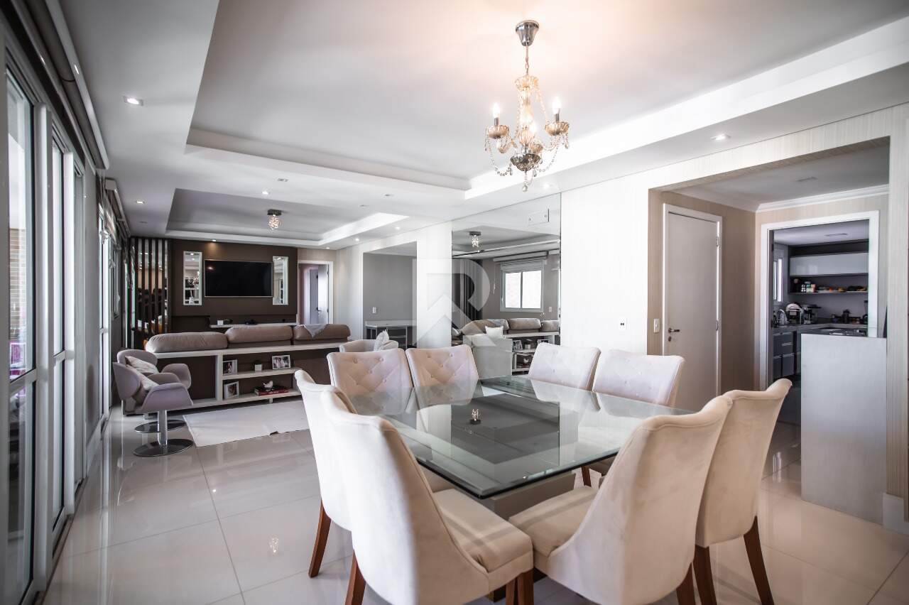 Apartamento Mobiliado com Vista Livre, 3 suítes 2 vagas para locação, 166 m² - Ecoville - Curitiba/PR miniatura 2