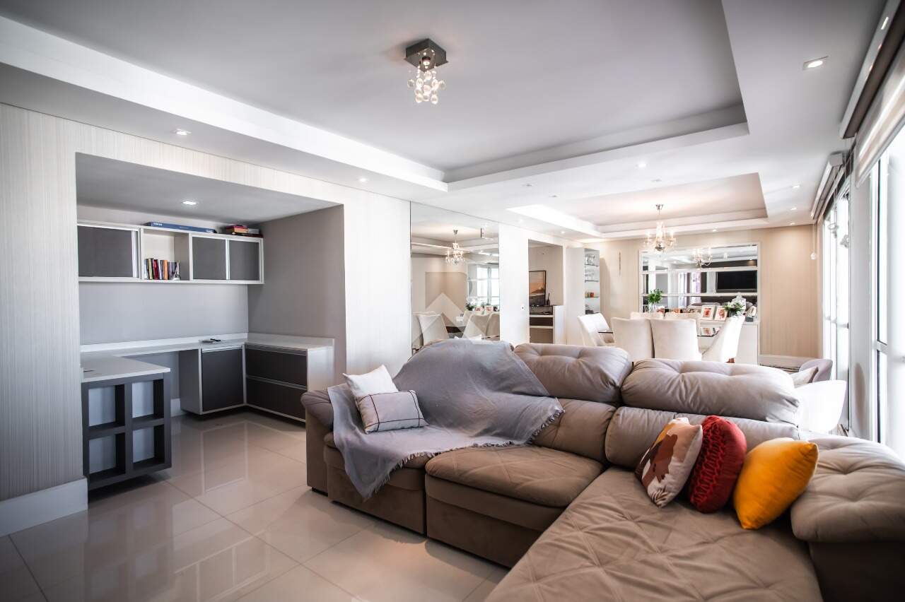 Apartamento Mobiliado com Vista Livre, 3 suítes 2 vagas para locação, 166 m² - Ecoville - Curitiba/PR miniatura 4