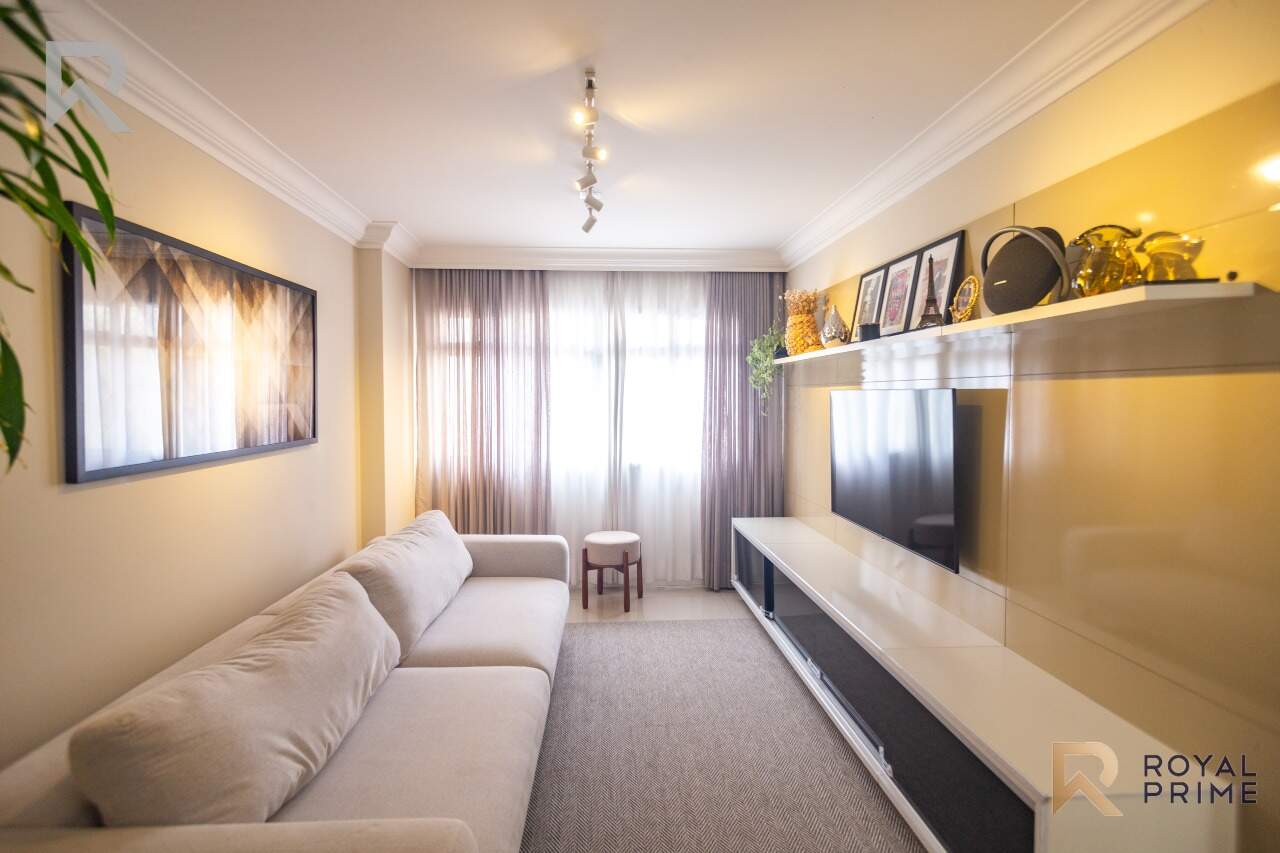 Apartamento Semi Mobiliado em Andar Alto com 3 Quartos e 90m2 - Bigorrilho - Curitiba/PR miniatura 4