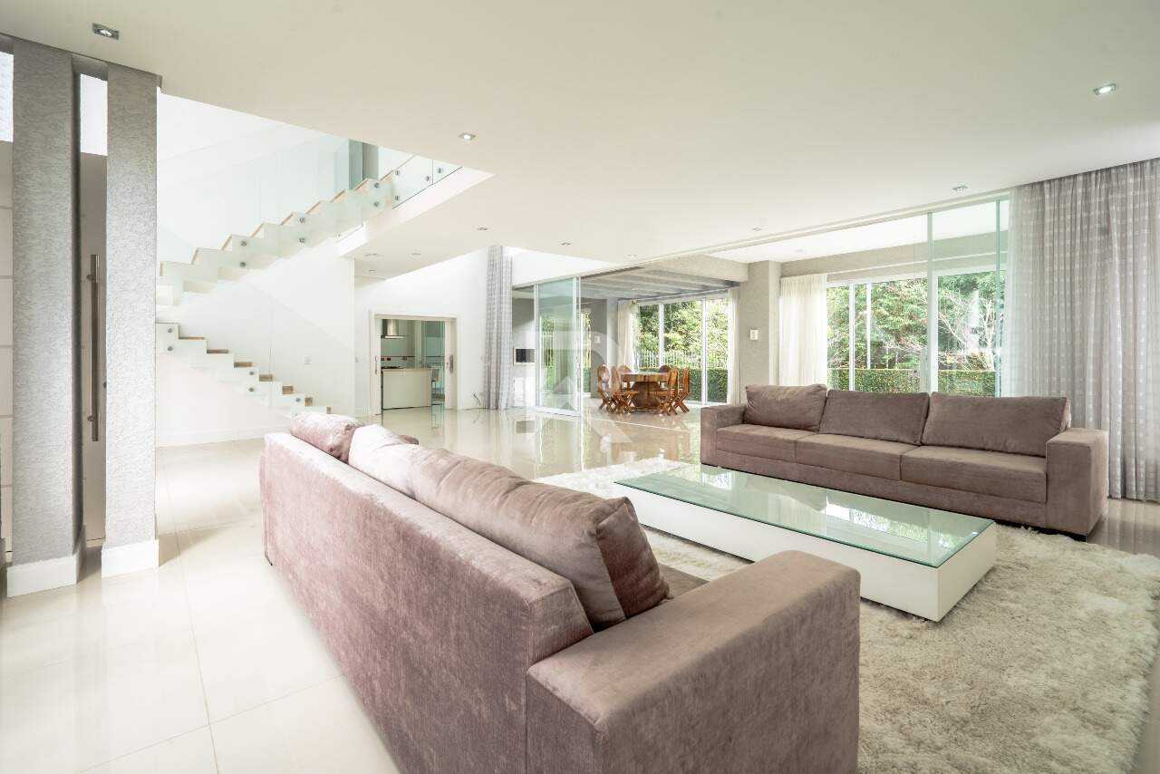 Casa Moderna Semi Mobiliada em Cond. Clube com 4 suítes, Quintal e 458m2 para aluguel - Santa Felicidade, Curitiba miniatura 7