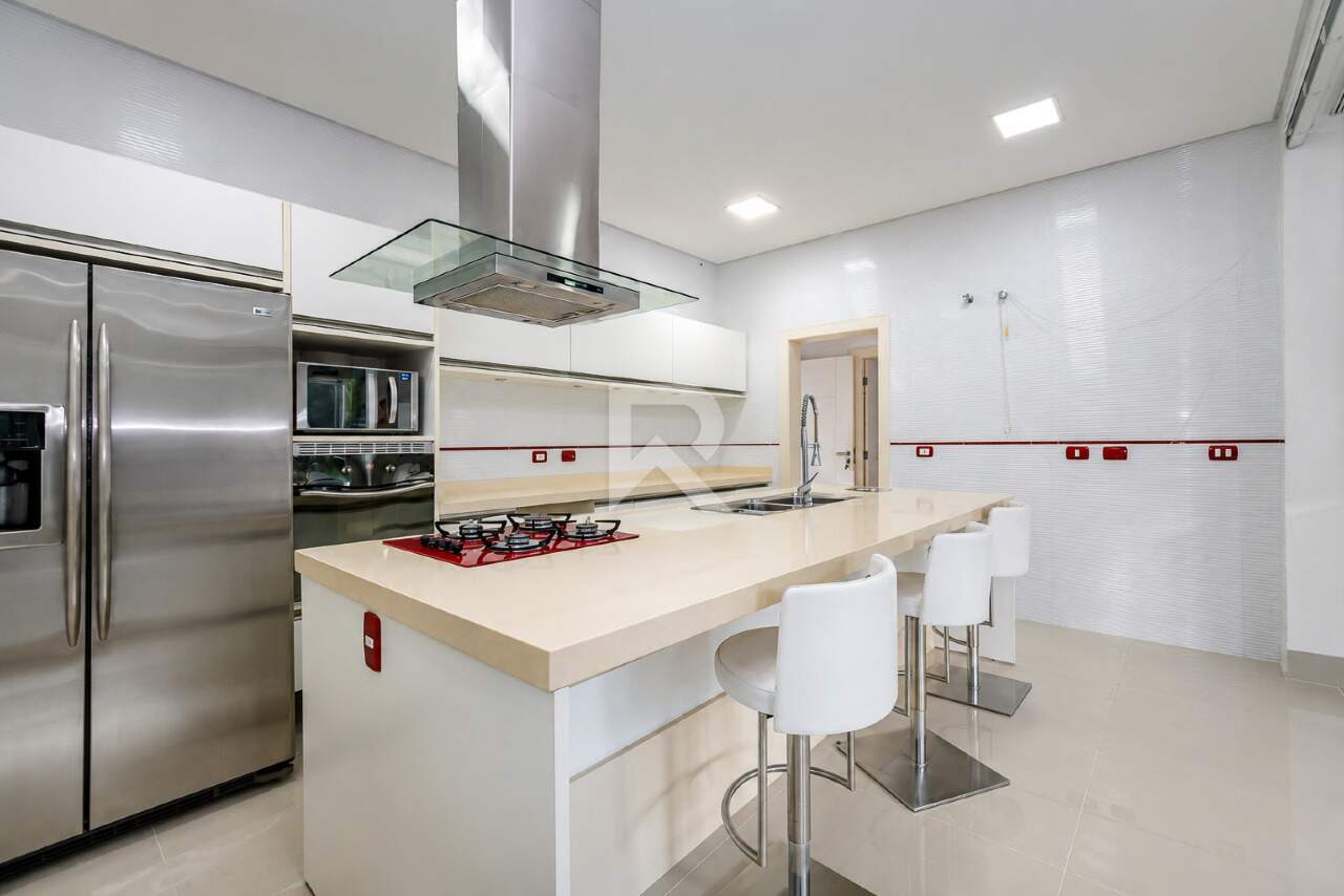 Casa Moderna Semi Mobiliada em Cond. Clube com 4 suítes, Quintal e 458m2 para venda - Santa Felicidade, Curitiba miniatura 7