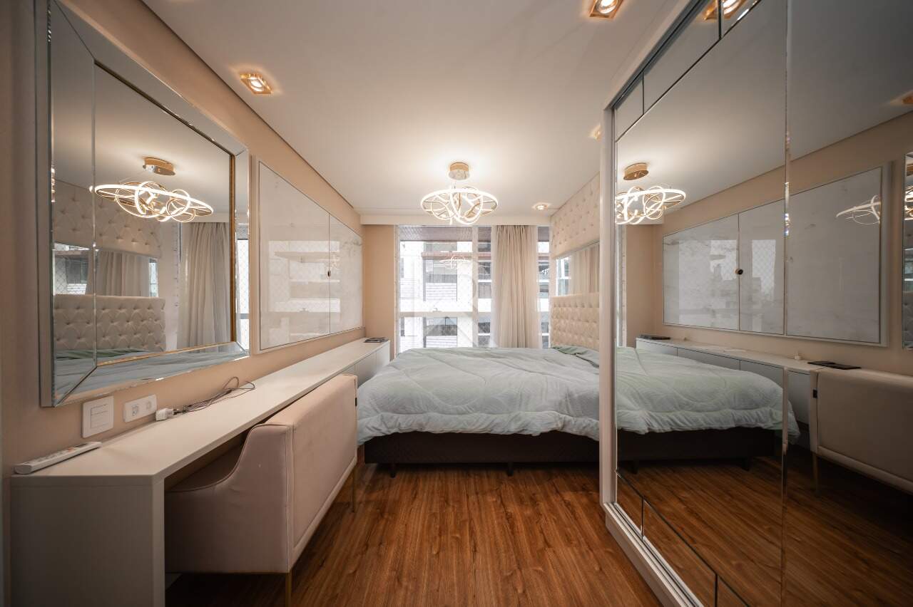 Apartamento Mobiliado com Vista Livre, 3 quartos 3 Vagas para locação, 130 m² - Água Verde - Curitiba/PR miniatura 25
