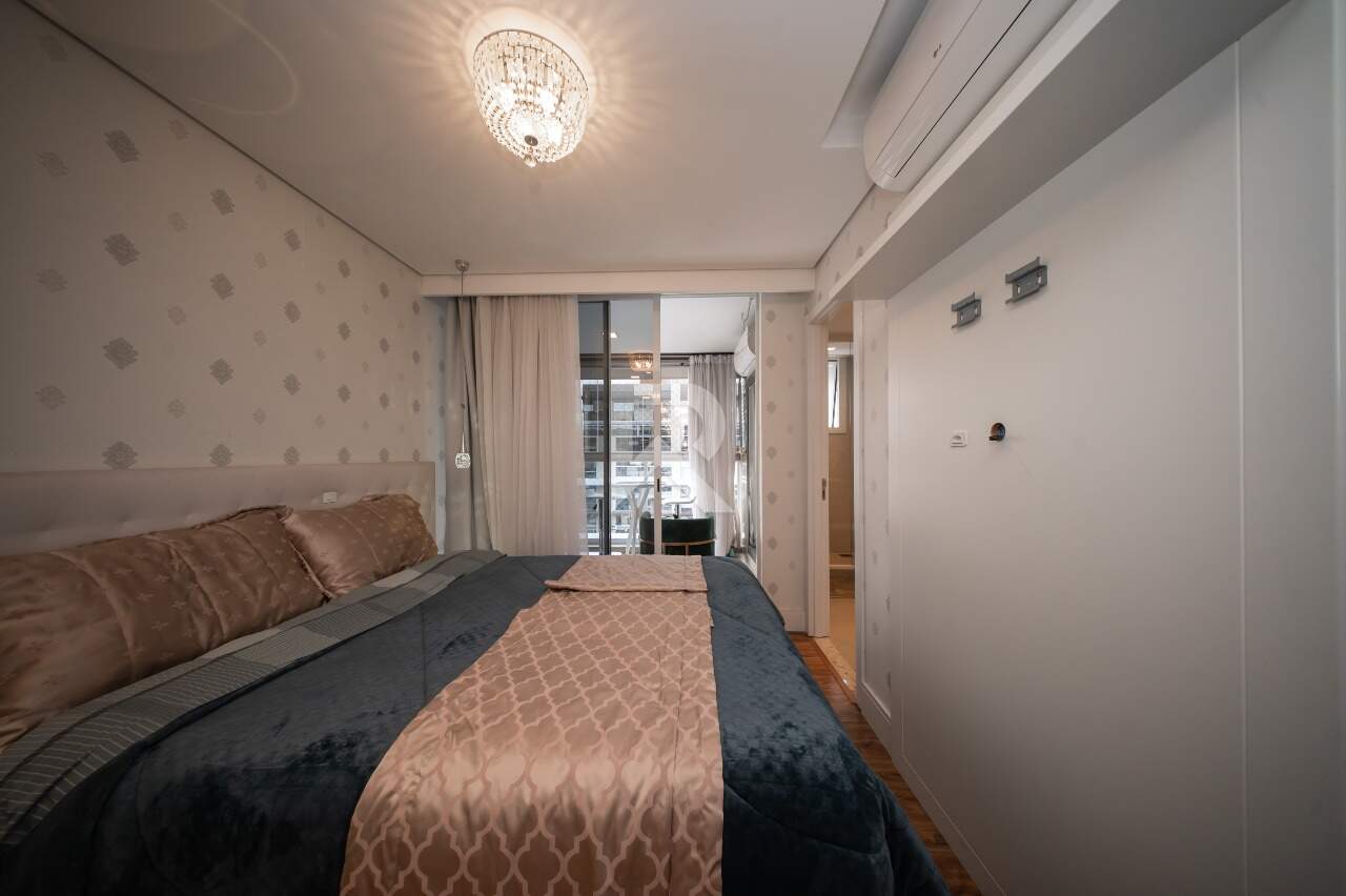 Apartamento Mobiliado com Vista Livre, 3 quartos 3 Vagas para locação, 130 m² - Água Verde - Curitiba/PR miniatura 16