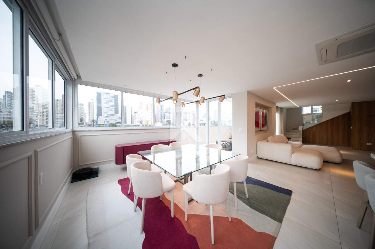 Cobertura Mobiliado no Ed. Terra Gutierrez com 2 suites, 3 vagas e 212m2 para aluguel - Batel, Curitiba miniatura 8