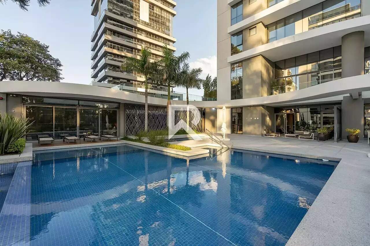 Apartamento Mobiliado, Face Norte com 3 suítes 338m2 em Cond. Clube para alugar - Champagnat, Curitiba miniatura 31