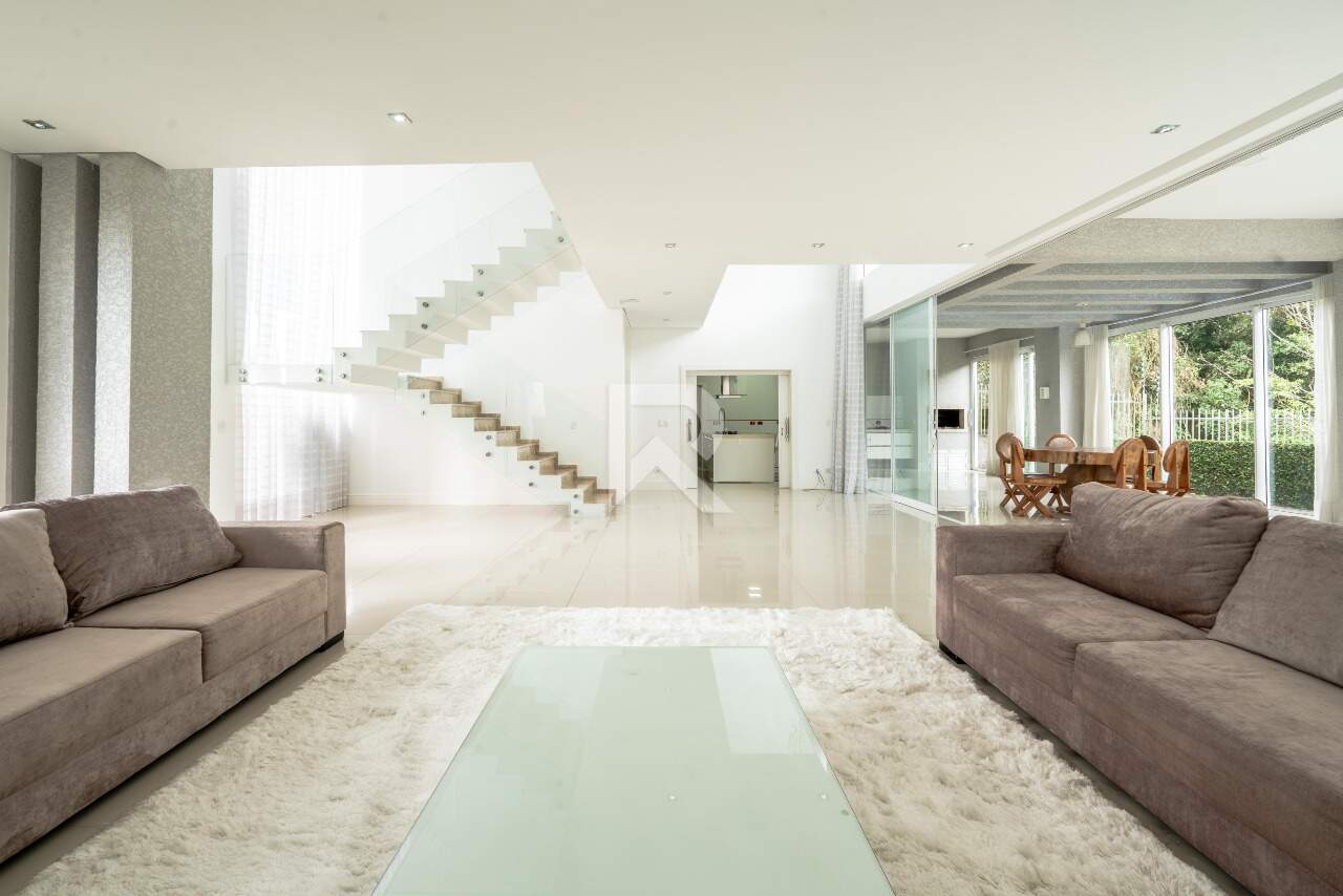 Casa Moderna Semi Mobiliada em Cond. Clube com 4 suítes, Quintal e 458m2 para venda - Santa Felicidade, Curitiba miniatura 9