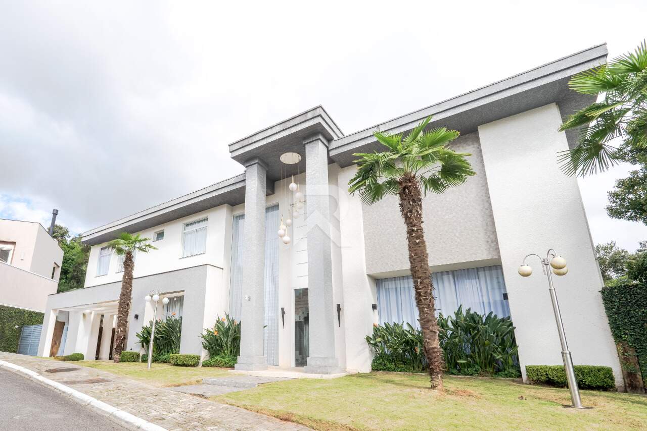 Casa Moderna Semi Mobiliada em Cond. Clube com 4 suítes, Quintal e 458m2 para venda - Santa Felicidade, Curitiba miniatura 3