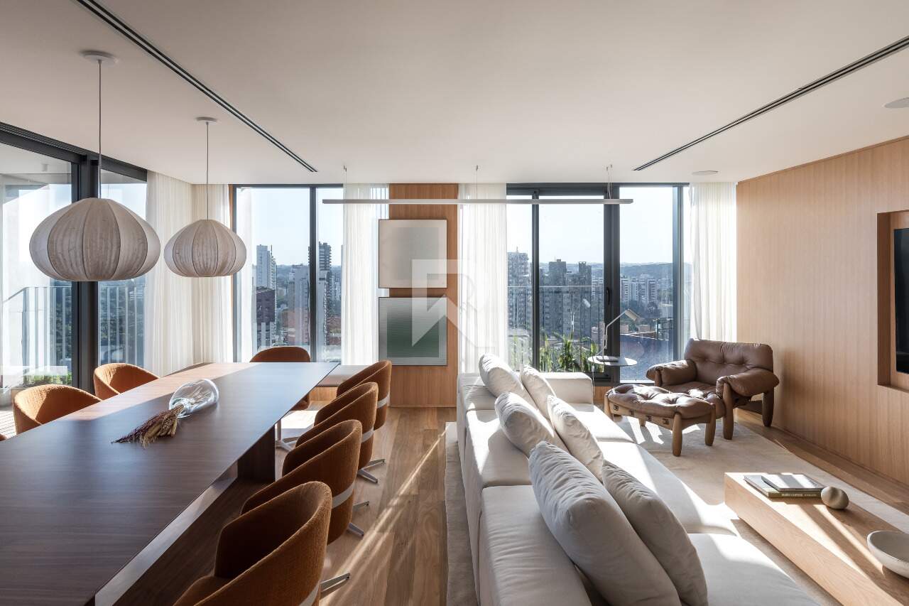 Apartamento Mobiliado em Andar Alto, Face Norte no AGE360 com 2 suítes e 242m2 - Ecoville, Curitiba