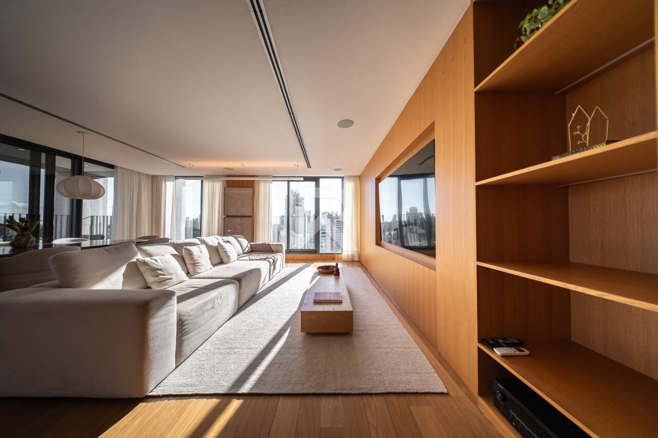 Apartamento Mobiliado em Andar Alto, Face Norte no AGE360 com 2 suítes e 242m2 - Ecoville, Curitiba miniatura 3
