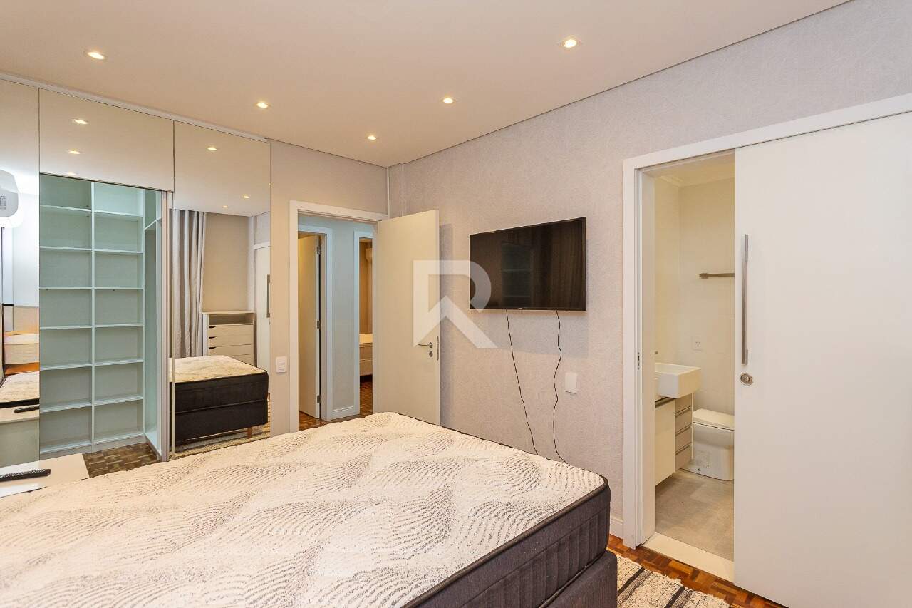 Apartamento Mobiliado, 3 quartos 1 Vaga para locação, 101 m² - Batel- Curitiba/PR miniatura 14