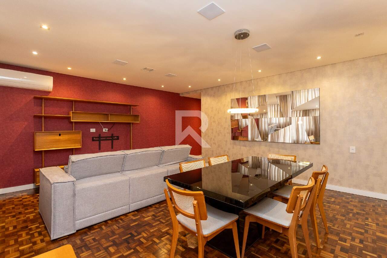 Apartamento Mobiliado, 3 quartos 1 Vaga para locação, 101 m² - Batel- Curitiba/PR miniatura 3