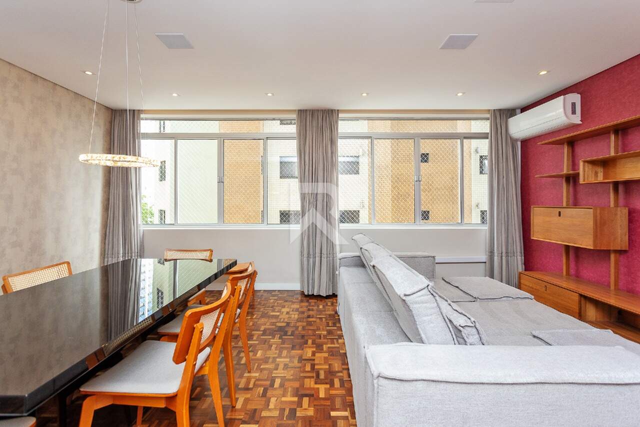 Apartamento Mobiliado, 3 quartos 1 Vaga para locação, 101 m² - Batel- Curitiba/PR miniatura 4
