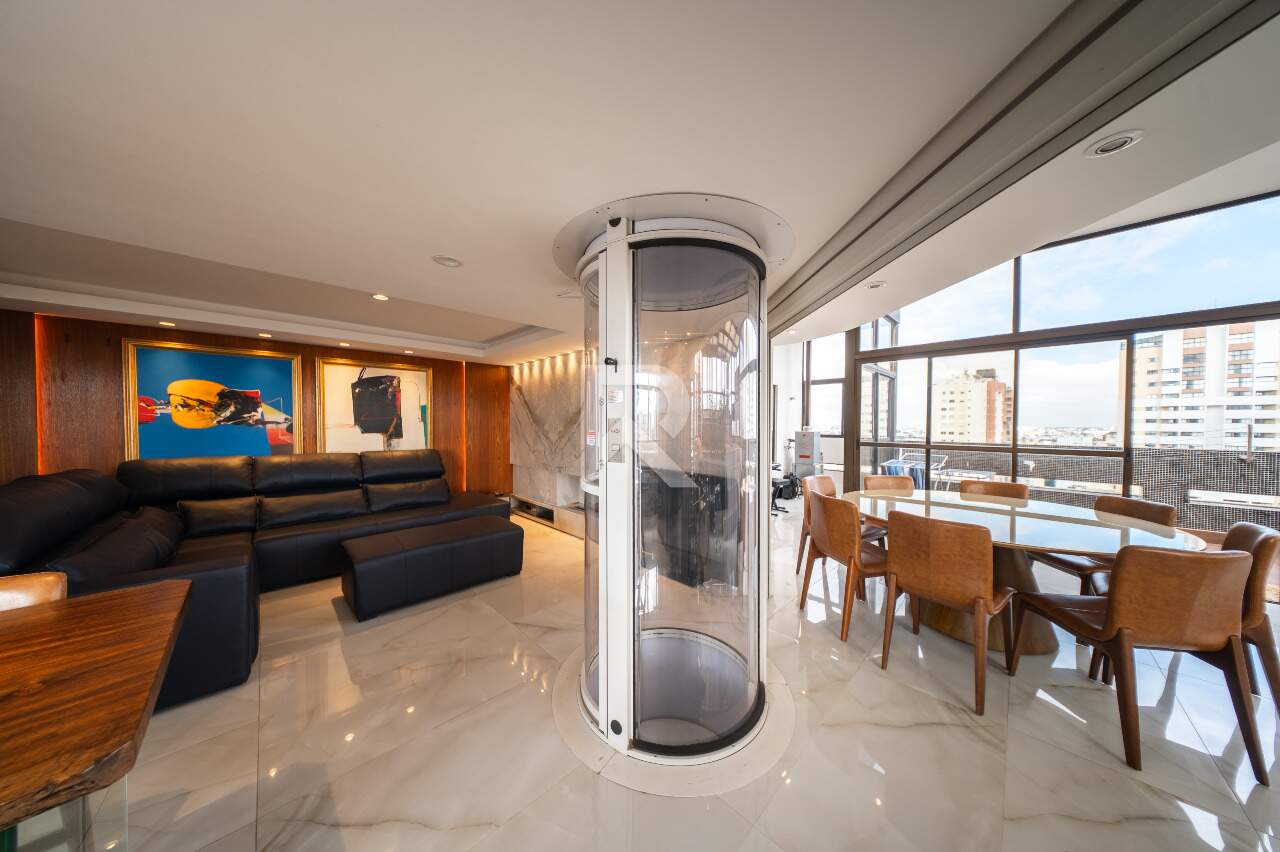 Cobertura Semi Mobiliada com Deck, Jacuzzi, 3 quartos e 221m2 para locação - Água verde, Curitiba miniatura 3