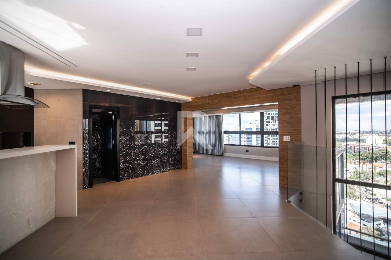 Cobertura com Vista Panorâmica, 4 quartos 3 suítes, 4 Vagas para locação, 362 m² - Mossunguê - Curitiba/PR miniatura 13