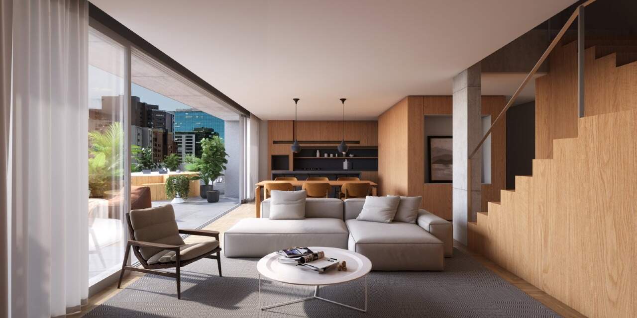 Apartamento Novo com 3 Suítes, 187 m² Privativos e 3 Vagas à venda no Champagnat – Curitiba/PR miniatura 2