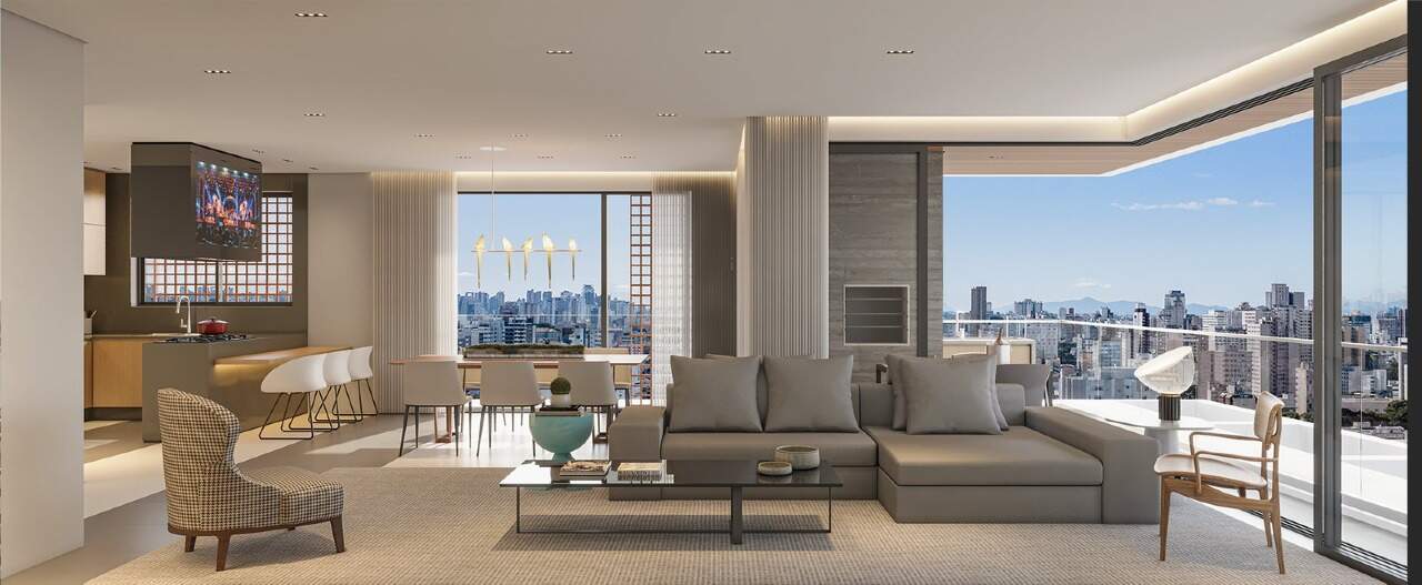 Cobertura com Sacadas Amplas, 3 Suítes e 4 Vagas à venda, 246,20 m² - Curitiba/PR miniatura 14