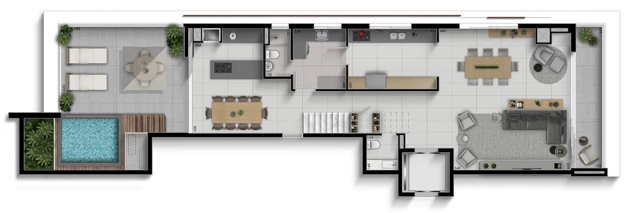 Cobertura com Sacadas Amplas, 3 Suítes e 4 Vagas à venda, 246,20 m² - Curitiba/PR miniatura 4