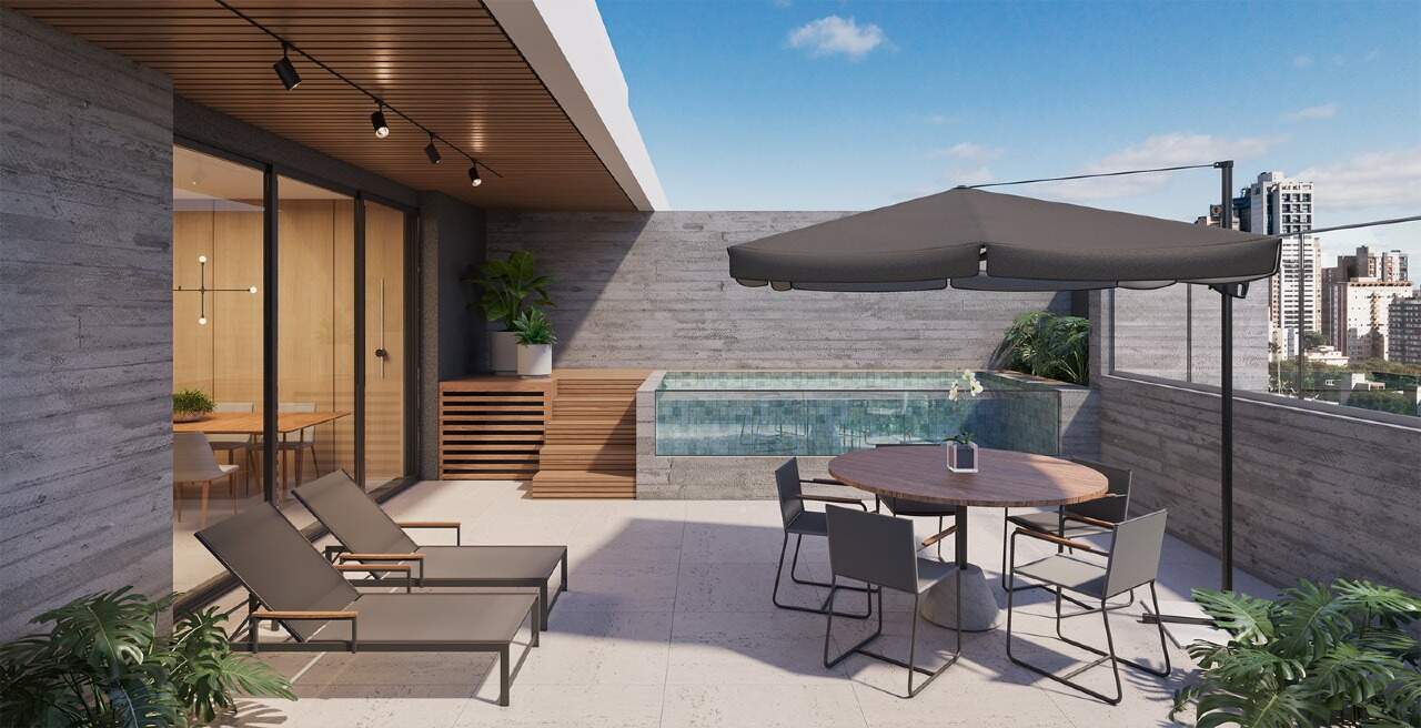 Cobertura com Sacadas Amplas, 3 Suítes e 4 Vagas à venda, 246,20 m² - Curitiba/PR miniatura 41