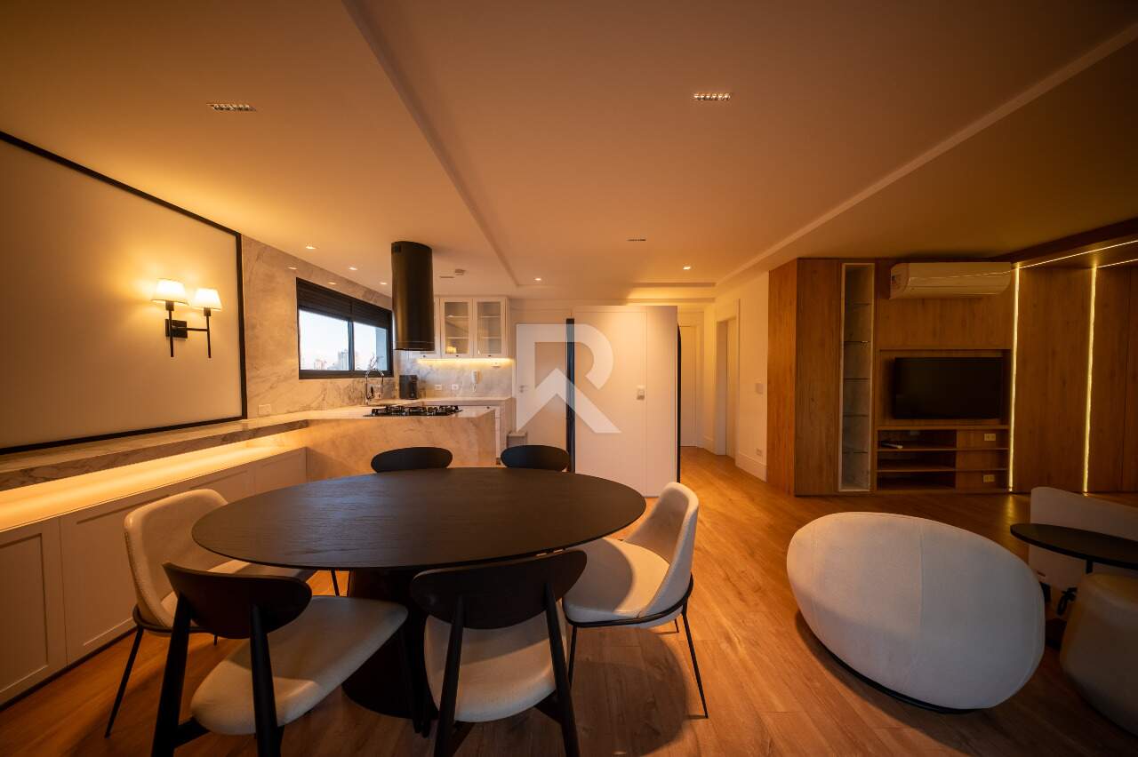 Apartamento Mobiliado em Cond. Clube com 2 quartos, closet, 2 vagas, 106m2 para alugar - Alto da Glória, Curitiba miniatura 6