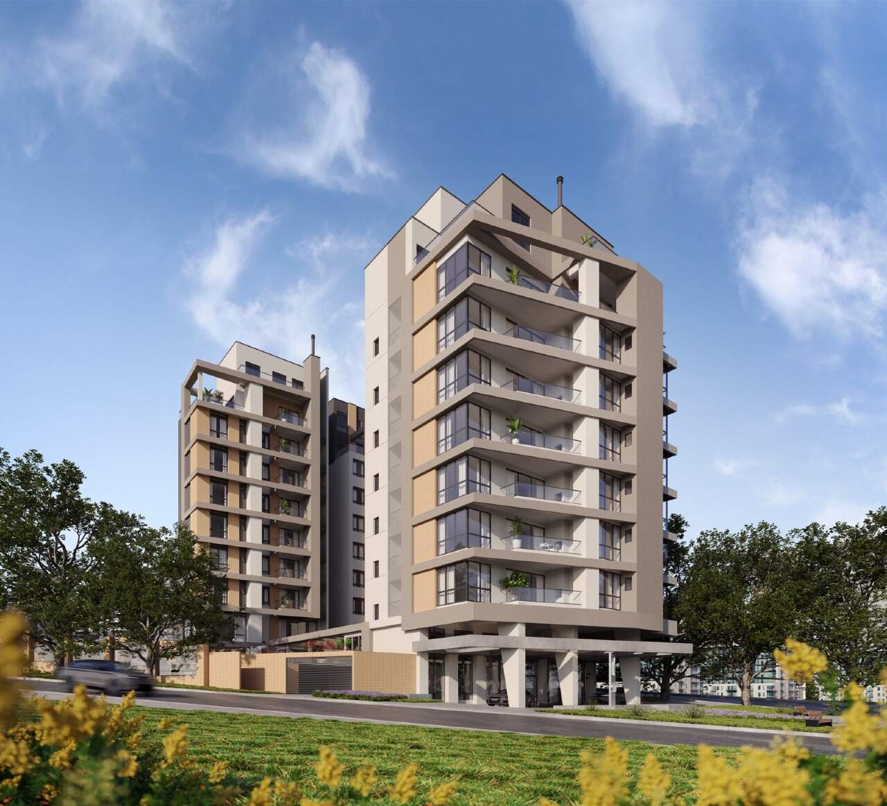 Apartamento Garden de alto padrão com 3 suítes e 203,02 m² privativos no Ecoville miniatura 3