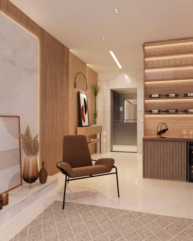 Apartamento de alto padrão com 3 dormitórios e 109,98 m² privativos no Ecoville miniatura 7