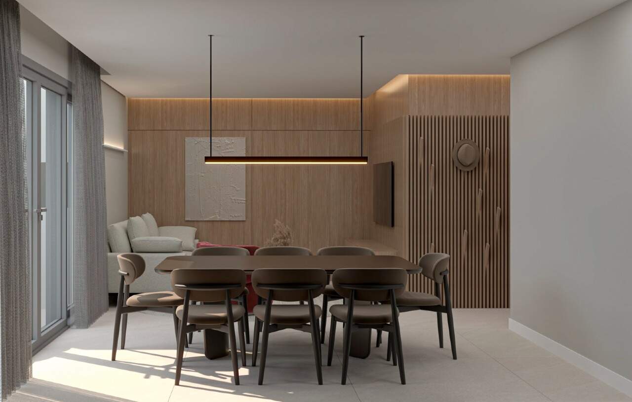 Cobertura com ampla sacada, 3 quartos e 3 vagas à venda, 147,13 m² - Curitiba/PR miniatura 2