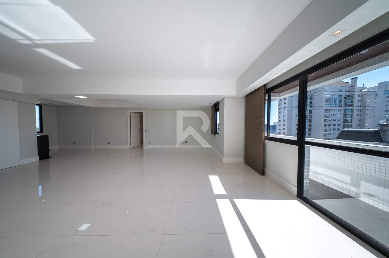 Apartamento com vista livre, 3 suítes e 2 vagas para locação, 151 m² - Bigorrilho - Curitiba/PR miniatura 2